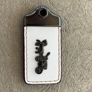 Coach 1941 horse Carriage Hang Tag Cream/Tab